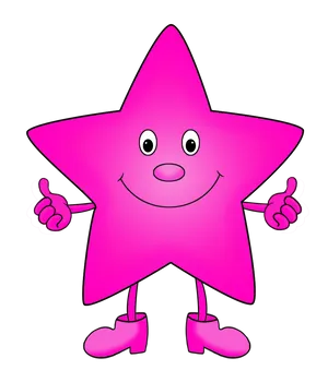 Pink Star Clipart Wallpaper