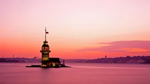 Pink Sunset In Istanbul Wallpaper And Image - Wallpaper, Picture Wallpaper