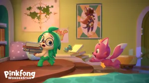 Pinkfong Wonderstar Hogi Bedroom Wallpaper