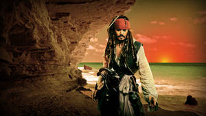 Pirates Of The Caribbean Angry Jack Sparrow Wallpaper