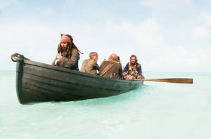 Pirates Of The Caribbean Small Boat Wallpaper