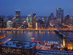 Pittsburgh Square River Wallpaper