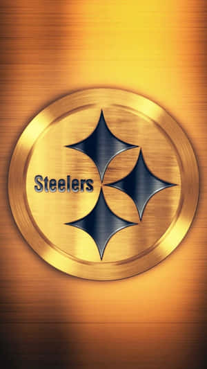Pittsburgh Steelers Logo Gold Medal Wallpaper