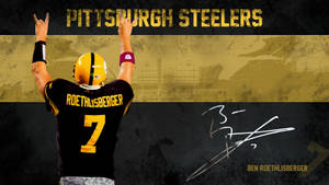 Pittsburgh Steelers Roethlisberger Sign Poster Wallpaper