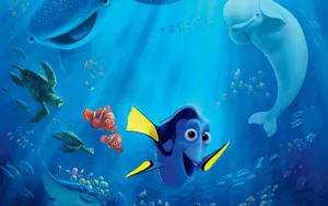 Pixar Nemo And Dory Wallpaper