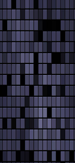 Pixel 5 Black Mosaic Pattern Wallpaper