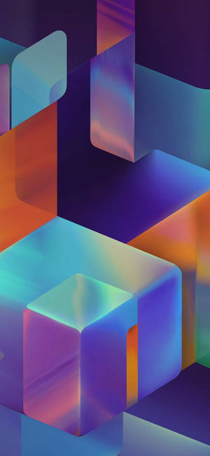 Pixel 5 Cubism Abstract Art Wallpaper