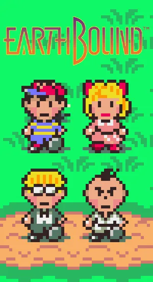 Pixel Earthbound Poster Wallpaper