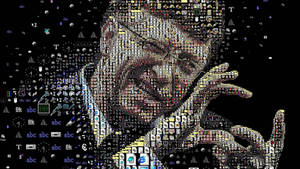 Pixelated Bill Gates Wallpaper