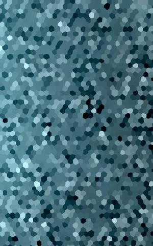 Pixelated Gradient Blue Hexagon Wallpaper