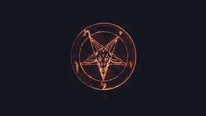 Plain Art Of Satanic Symbol Wallpaper