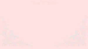 Plain Pink Floral Pattern Desktop Wallpaper