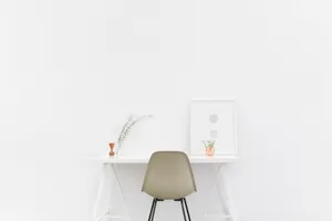 Plain White Aesthetic Home Corner Wallpaper