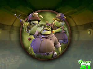 Planet 51 Alien Squad Wallpaper