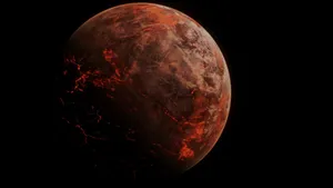 Planet, Cranny, Dark Wallpaper