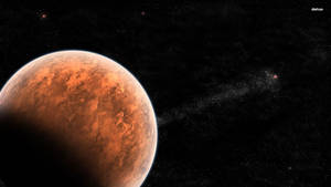 Planet Mars In Solar System Wallpaper