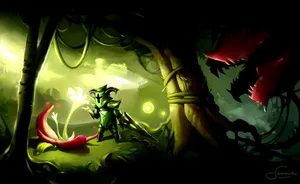 Plantera Underground Jungle Terraria Wallpaper