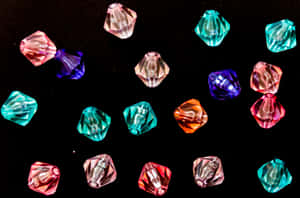 Plastic Acrylic Gemstone Beads Wallpaper