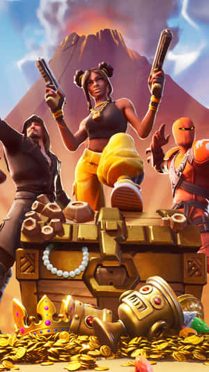 Play Fortnite Anytime On Your Iphone Wallpaper