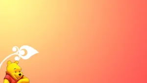 Playful And Bright Winnie The Pooh Laptop Wallpaper