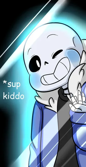 Playful Sans From Undertale Wallpaper