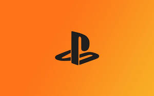 Playstation Gold And Black Wallpaper