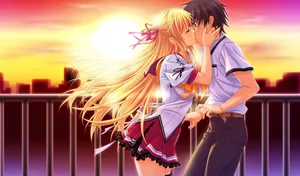 Please Leave Love Kiss Wallpaper