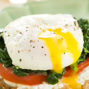 Poached Egg Sandwich Wallpaper