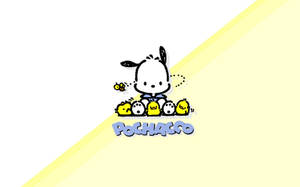 Pochacco In Two-toned Poster Wallpaper