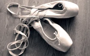 Pointe Shoes Elastic Straps Wallpaper