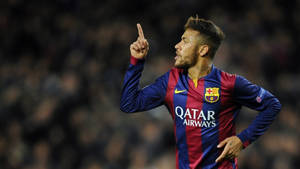 Pointing Athlete Neymar 4k Wallpaper