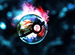 Pokeball Vulpix 1080p Gaming Wallpaper