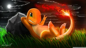 Pokemon Charmander Fan Art Wallpaper