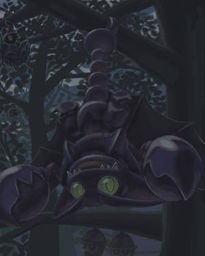 Pokemon Gliscor Upside Down Wallpaper