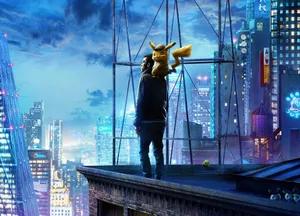 Pokémon Hd Cityscape Wallpaper