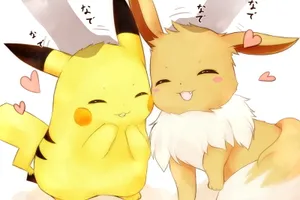 Pokémon Hd Pikachu And Eevee Wallpaper
