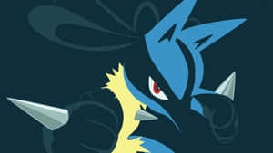 Pokemon Lucario Vector Art Illustration Wallpaper