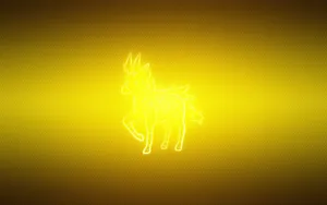 Pokemon Ponyta Silhoutte Wallpaper