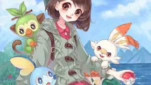 Pokemon Sword And Shield Gloria Wallpaper