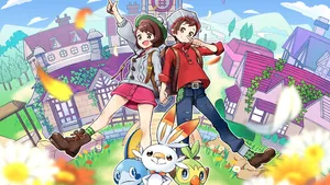 Pokemon Sword And Shield Pokemon Trainers Wallpaper