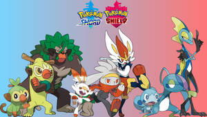 Pokemon Sword And Shield Starters Evolution Wallpaper