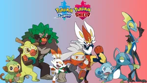 Pokemon Sword And Shield Starters Evolution Wallpaper