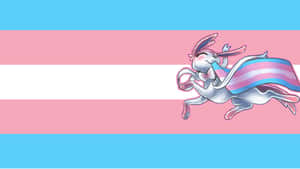 Pokémon Sylveon And Trans Flag Wallpaper