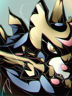 Pokemon Zacian Face Close-up Wallpaper