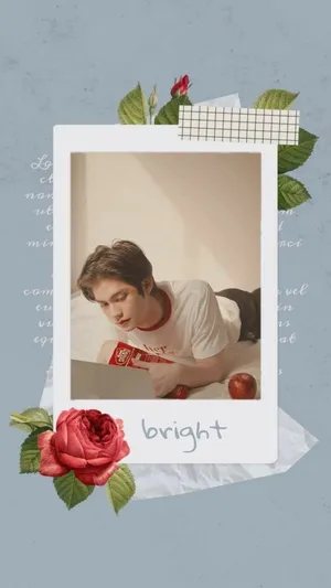 Polaroid-style Flowers Bright Vachirawit Wallpaper