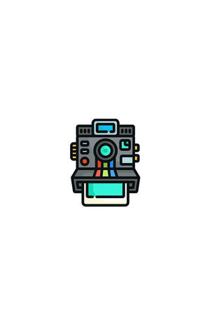 Polaroid Vector Art Wallpaper