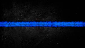Police Thin Blue Line Concept Wallpaper