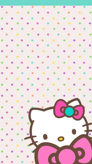 Polkadot Sanrio Phone Wallpaper