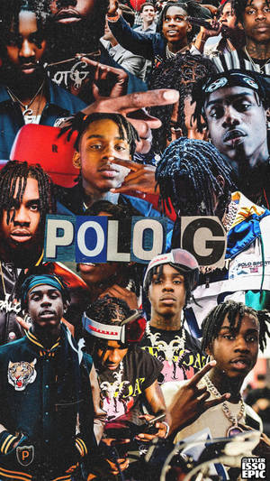 Polo G Collage Photo Wallpaper