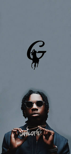 Polo G Gray Aesthetic Wallpaper